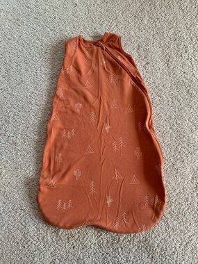 Ecolino Woolino Rust Orange Desert Organic Cotton Baby Sleep Sack 6-18 Months